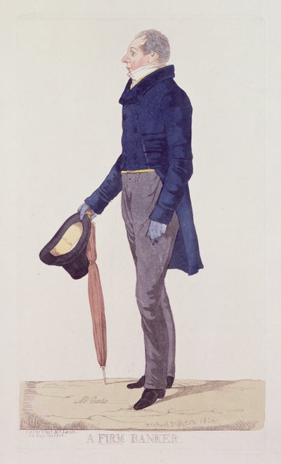 Ein fester Banker, 1824 von Richard Dighton